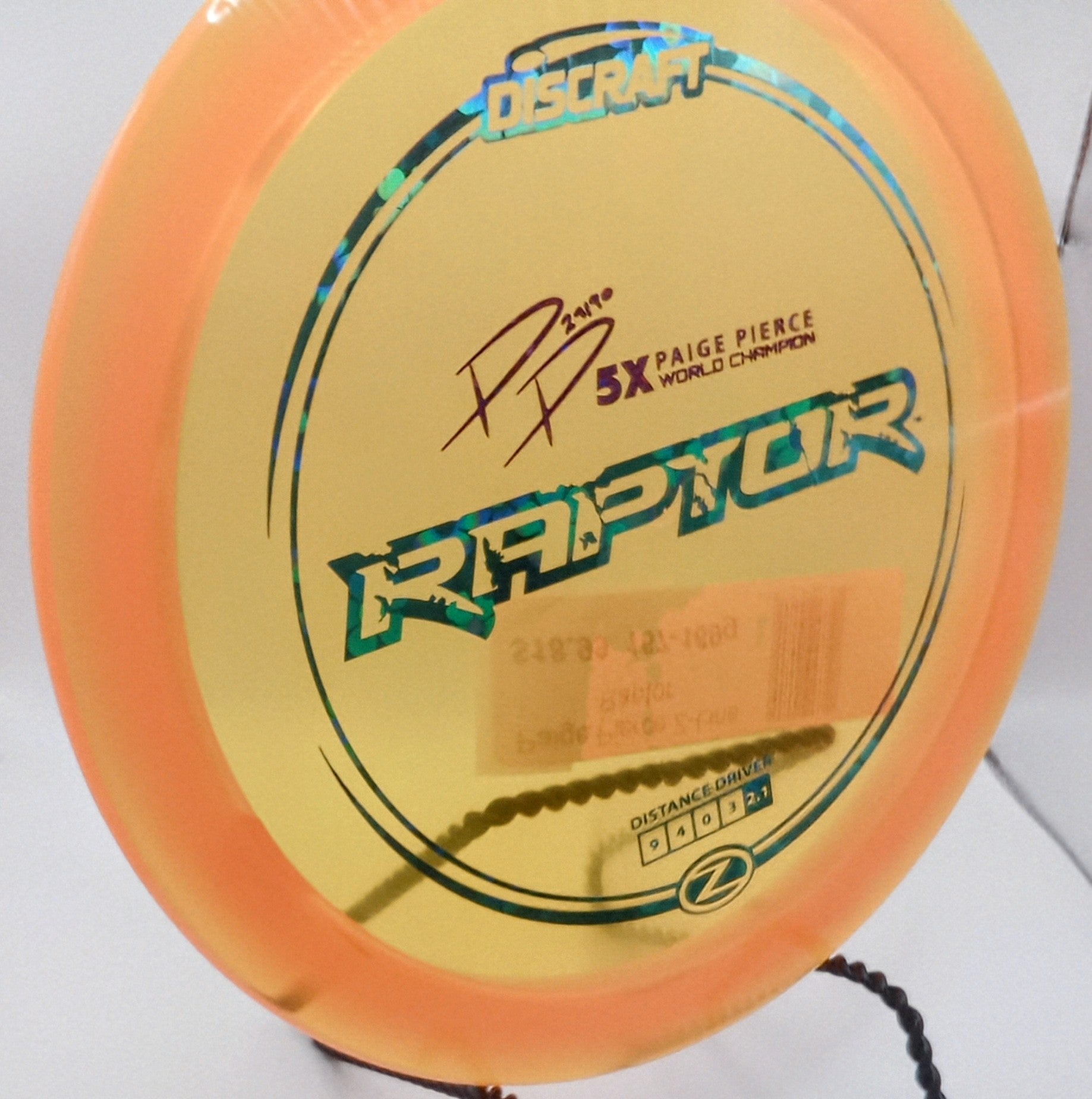 Paige Pierce z-line Raptor