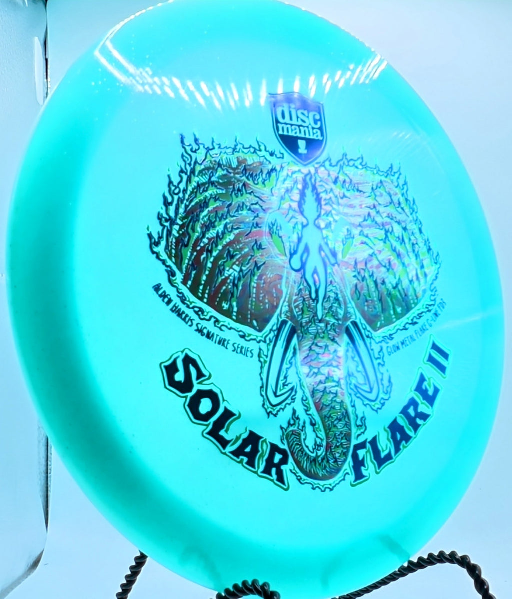 Solar Flare II Adden Harris signature series Glow Metal Flake C-Line FD2 single stamped