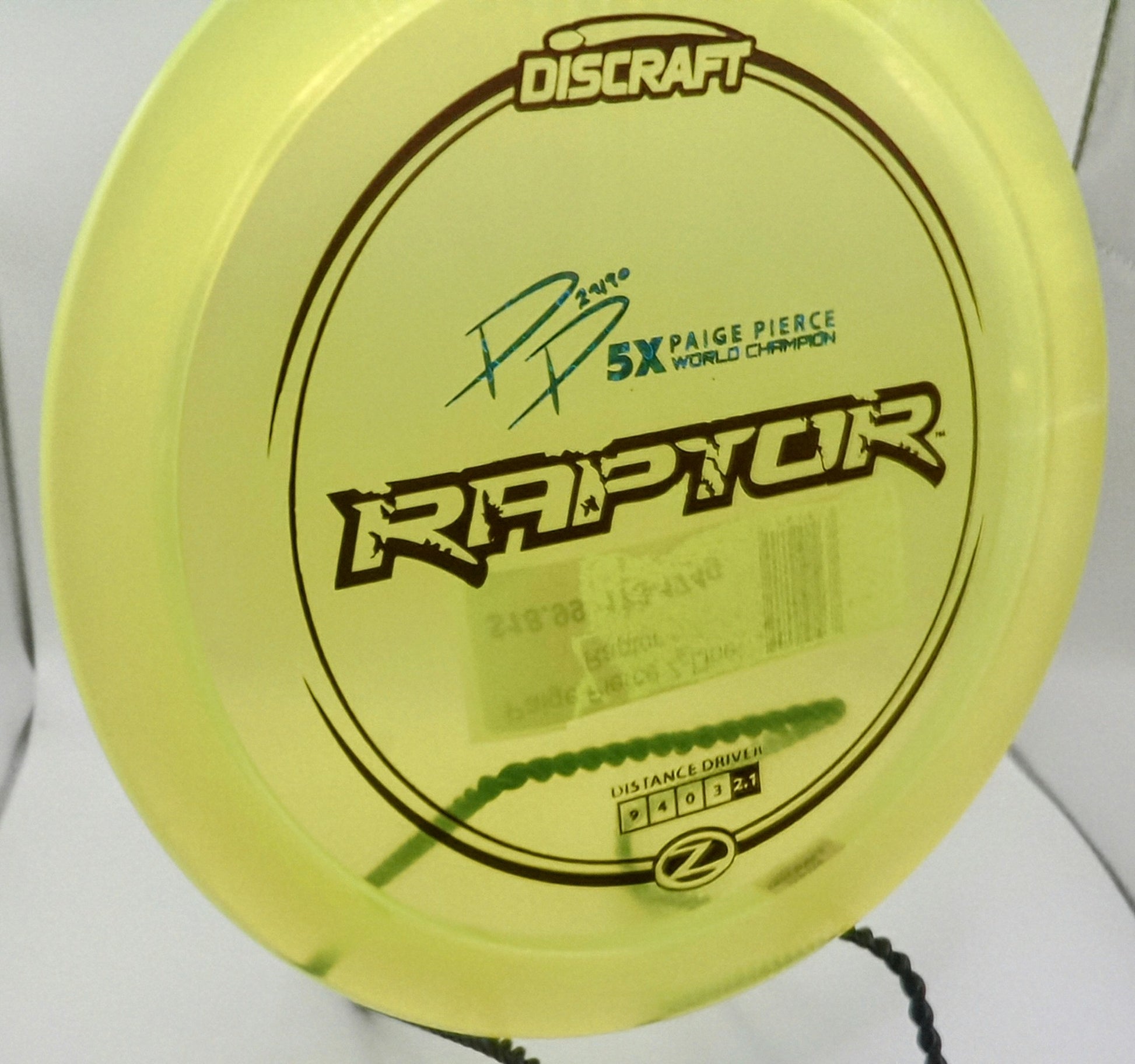 Paige Pierce z-line Raptor